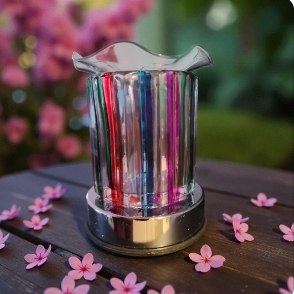 Colorful Striped Aroma Lamp